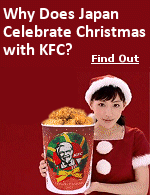 Ordering KFC for Christmas began in Japan in the mid-1970s and has since become a Christmas Eve staple. Every year, an estimated 3.6 million Japanese families opt for meals from the fast-food chain for the holiday. Customers line up around the block to get their hands on the festive buckets, with some pre-ordering months in advance. Statues of KFC's Colonel Sanders, who shares a white hair-and-beard look with Santa Claus, get decked out in Santa suits, serving as great advertising.